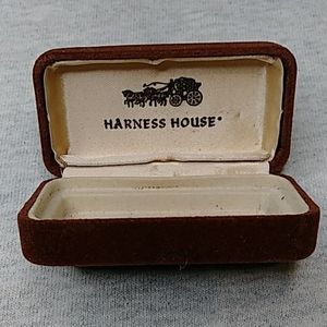 Vintage felt jewelry box case